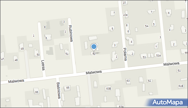 Abramowice Prywatne, Abramowice Prywatne, 52, mapa Abramowice Prywatne