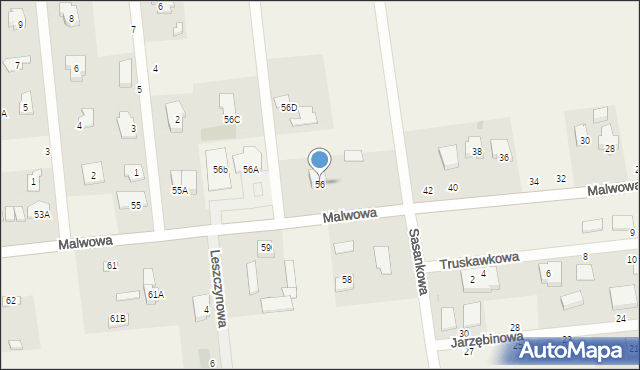 Abramowice Prywatne, Abramowice Prywatne, 56, mapa Abramowice Prywatne