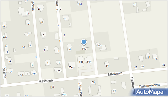 Abramowice Prywatne, Abramowice Prywatne, 56C, mapa Abramowice Prywatne