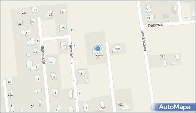 Abramowice Prywatne, Abramowice Prywatne, 56J, mapa Abramowice Prywatne