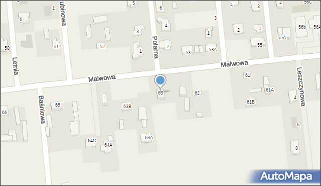 Abramowice Prywatne, Abramowice Prywatne, 63, mapa Abramowice Prywatne