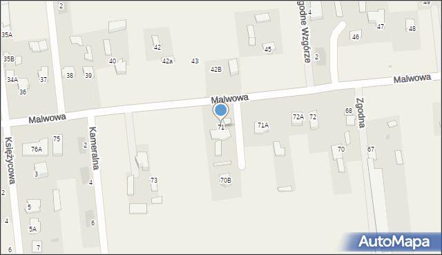 Abramowice Prywatne, Abramowice Prywatne, 71, mapa Abramowice Prywatne