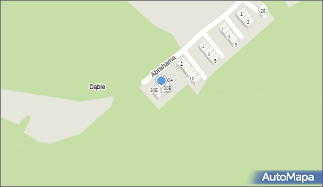 Gdańsk, Abrahama Antoniego, 30D, mapa Gdańska