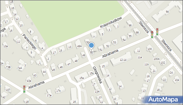 Gdańsk, Abrahama Antoniego, 50, mapa Gdańska