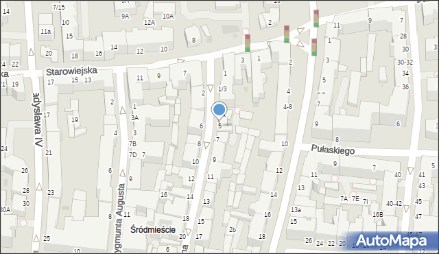 Gdynia, Abrahama Antoniego, 5, mapa Gdyni