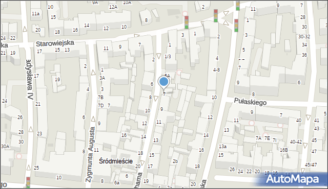 Gdynia, Abrahama Antoniego, 7, mapa Gdyni