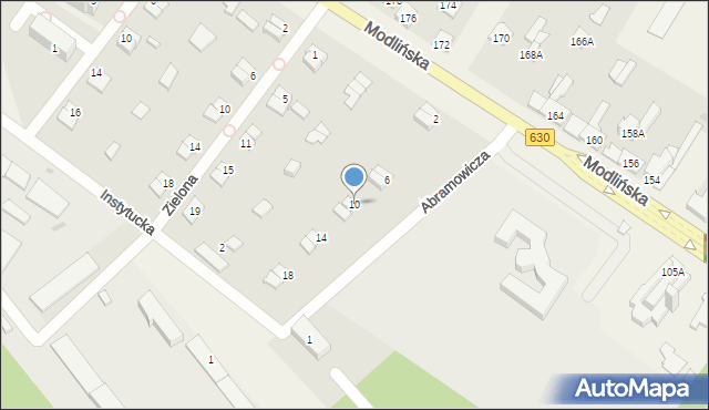 Jabłonna, Abramowicza Józefa, ks., 10, mapa Jabłonna