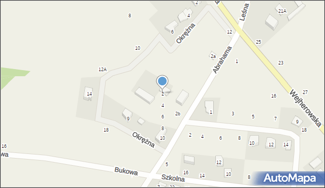 Nowy Dwór Wejherowski, Abrahama Antoniego, 2, mapa Nowy Dwór Wejherowski