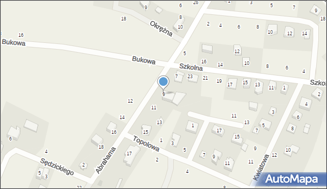 Nowy Dwór Wejherowski, Abrahama Antoniego, 9, mapa Nowy Dwór Wejherowski