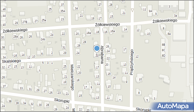 Ostrów Wielkopolski, Abrahama Romana, gen., 21, mapa Ostrów Wielkopolski