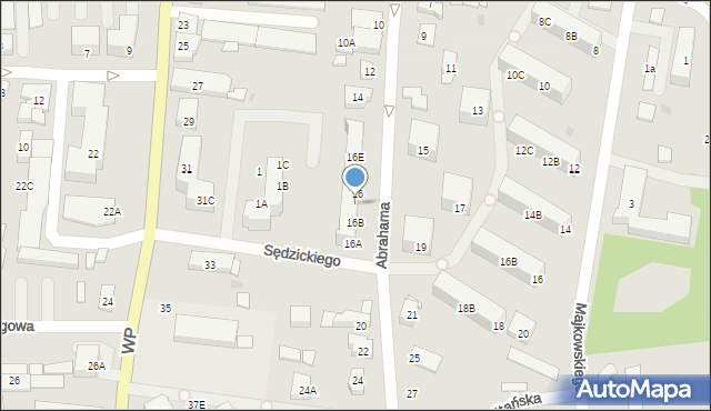 Puck, Abrahama, 16C, mapa Puck