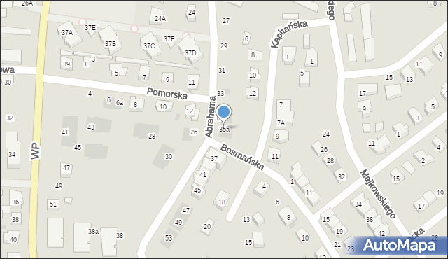 Puck, Abrahama, 35a, mapa Puck