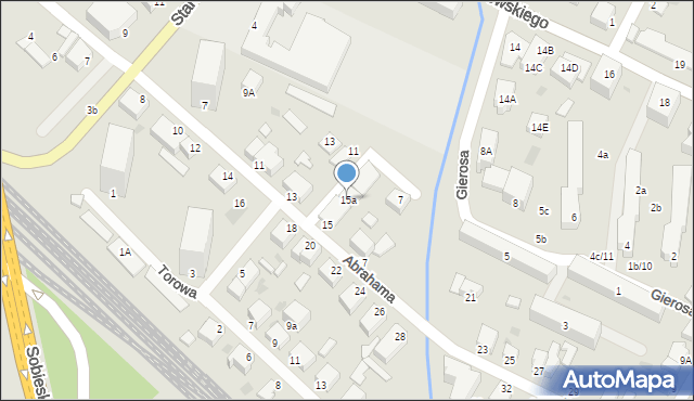Rumia, Abrahama, 15a, mapa Rumia