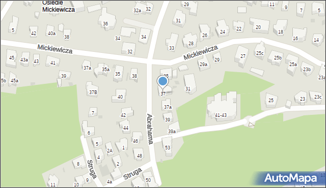 Sopot, Abrahama Antoniego, 37, mapa Sopotu