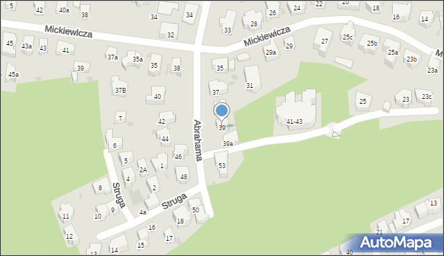 Sopot, Abrahama Antoniego, 39, mapa Sopotu