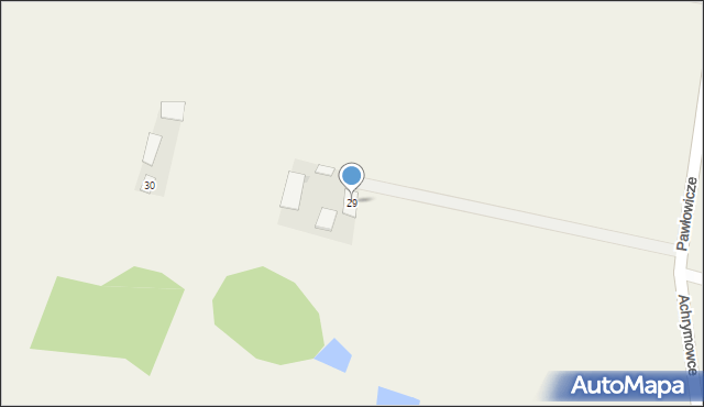Achrymowce, Achrymowce, 29, mapa Achrymowce