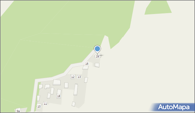 Adamierz, Adamierz, 14, mapa Adamierz