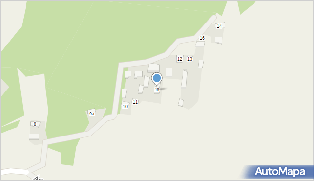 Adamierz, Adamierz, 18, mapa Adamierz