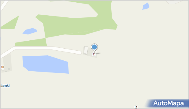 Adamki, Adamki, 11, mapa Adamki