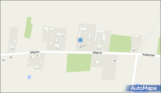 Adamów, Adamów, 19, mapa Adamów
