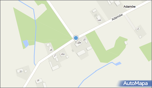 Adamów, Adamów, 16, mapa Adamów