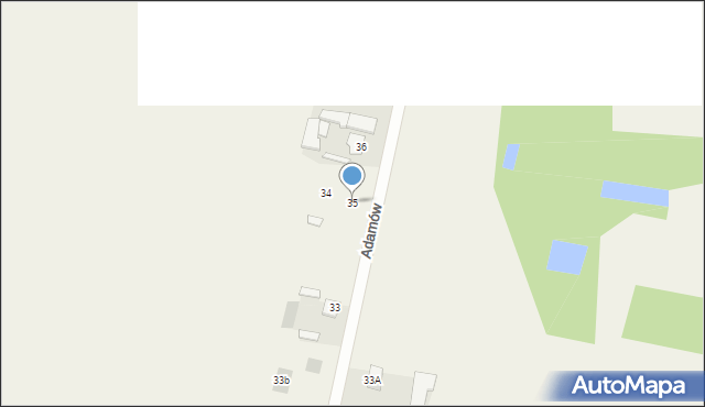 Adamów, Adamów, 35, mapa Adamów
