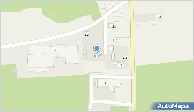 Adamów, Adamów, 11j, mapa Adamów