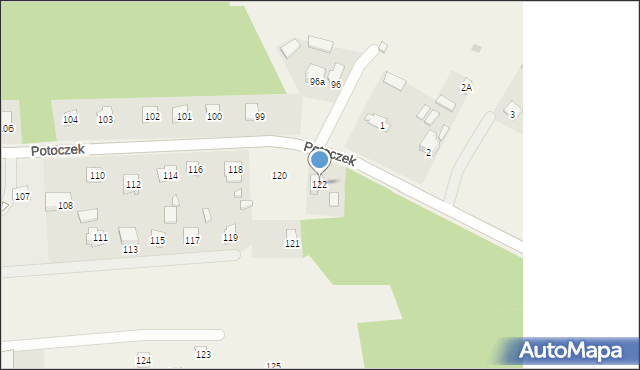 Adamów, Adamów, 122, mapa Adamów