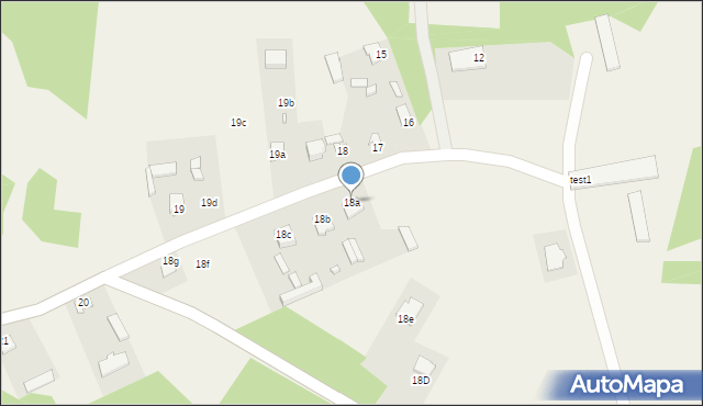 Adamów, Adamów, 18a, mapa Adamów