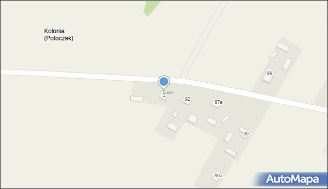 Adamów, Adamów, 2, mapa Adamów