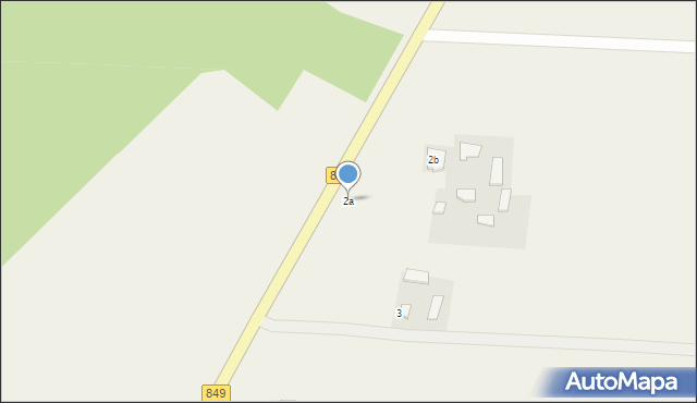 Adamów, Adamów, 2a, mapa Adamów