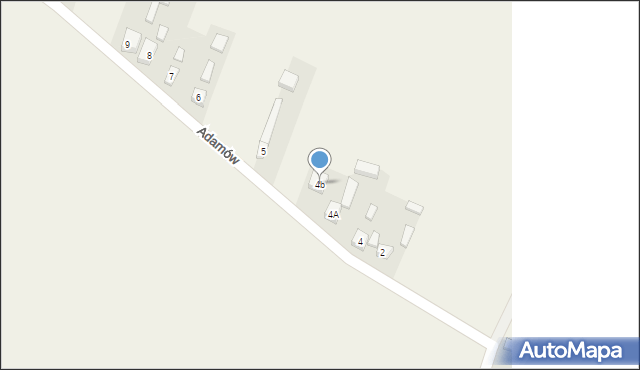 Adamów, Adamów, 4b, mapa Adamów