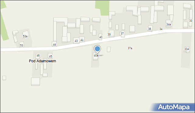 Adamów, Adamów, 55A, mapa Adamów