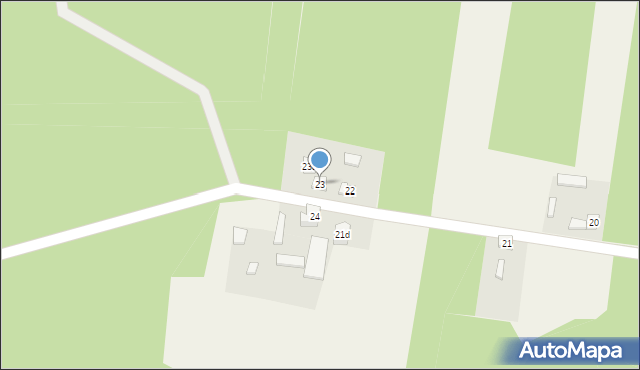 Adamów, Adamów, 23, mapa Adamów
