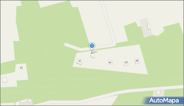 Adamów, Adamów, 43, mapa Adamów