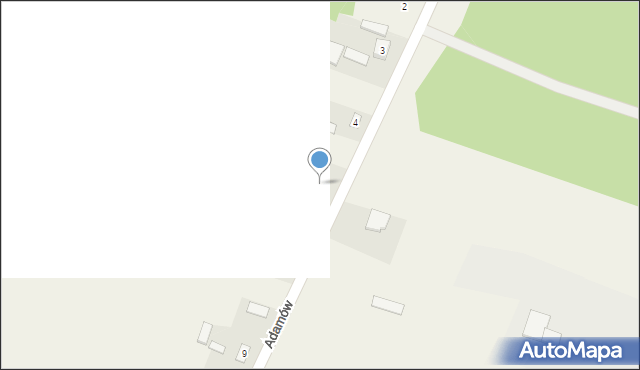 Adamów, Adamów, 5, mapa Adamów
