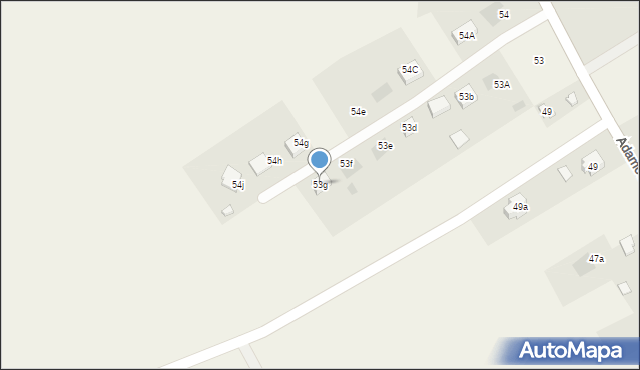 Adamów, Adamów, 53g, mapa Adamów