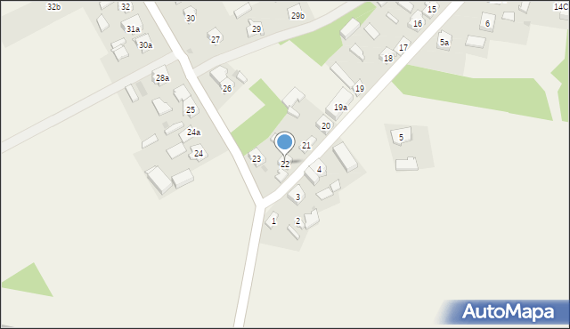 Adamów, Adamów-Kolonia, 22, mapa Adamów