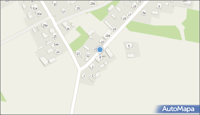 Adamów, Adamów-Kolonia, 4, mapa Adamów