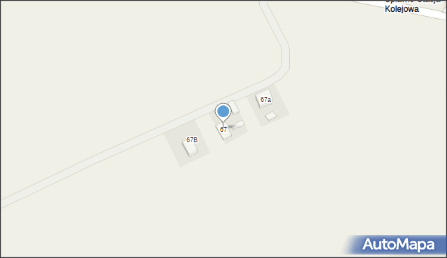 Adamów, Adamów-Kolonia, 67, mapa Adamów
