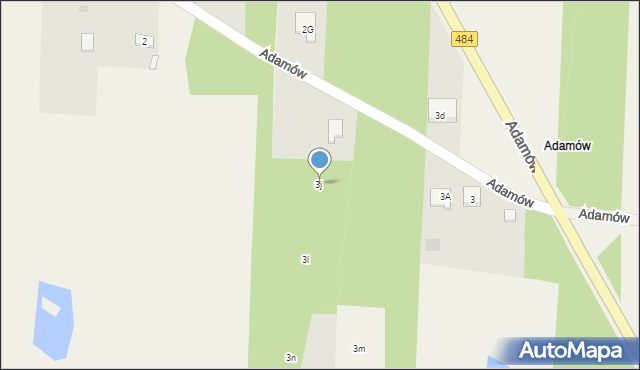 Adamów, Adamów, 3j, mapa Adamów