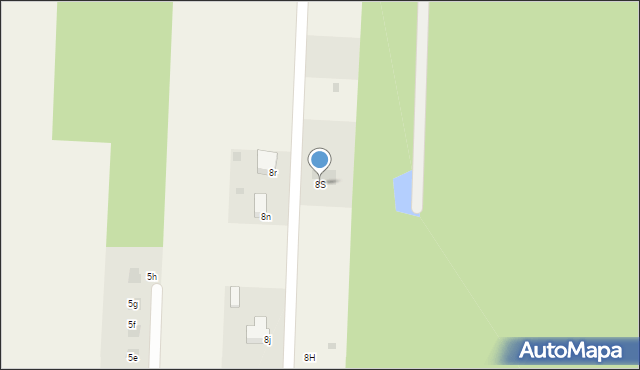 Adamów, Adamów, 8S, mapa Adamów