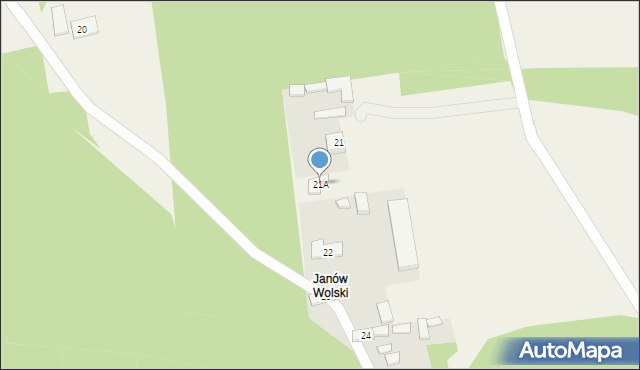 Adamów, Adamów, 21A, mapa Adamów