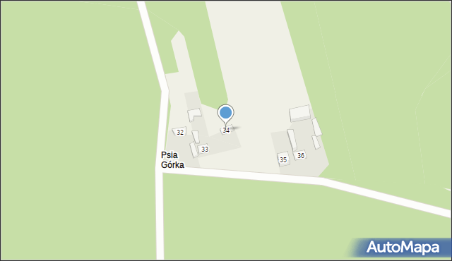 Adamów, Adamów, 34, mapa Adamów