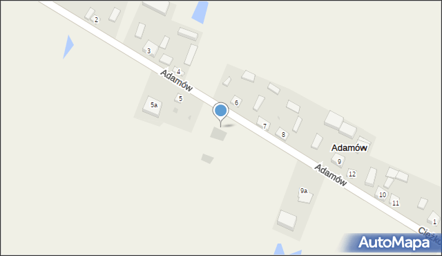 Adamów, Adamów, 6a, mapa Adamów