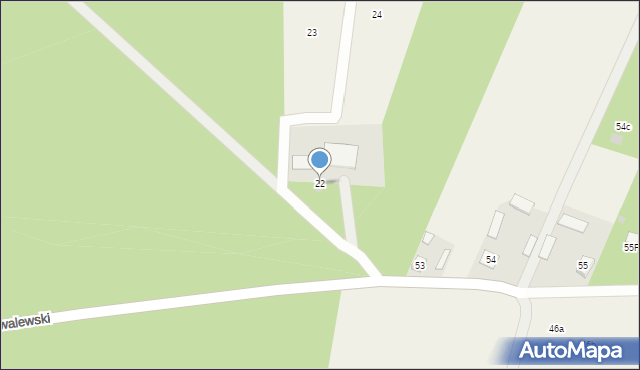 Adamów Drwalewski, Adamów Drwalewski, 22, mapa Adamów Drwalewski