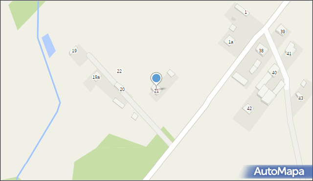 Adamów Rososki, Adamów Rososki, 21, mapa Adamów Rososki