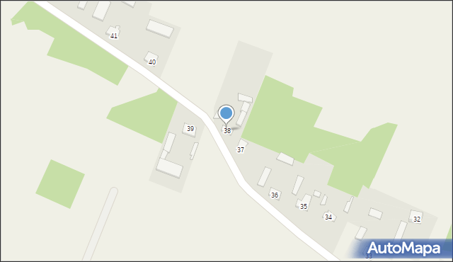 Adamowa Góra, Adamowa Góra, 38, mapa Adamowa Góra