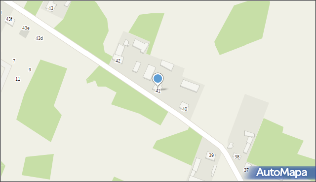 Adamowa Góra, Adamowa Góra, 41, mapa Adamowa Góra