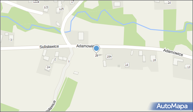 Adamowice, Adamowice, 18, mapa Adamowice